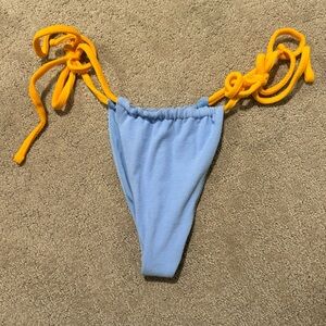 frankie’s bikini tia terry cloth bikini bottom size XL